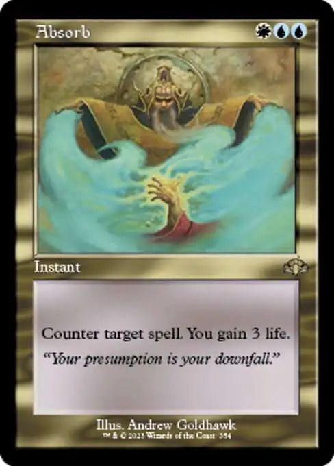 MtG Dominaria Remastered Rare Absorb #354 [Old-Frame]