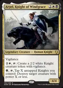 MtG Dominaria Rare Aryel, Knight of Windgrace #192
