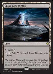 MtG Dominaria Rare Cabal Stronghold #238