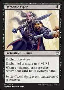 MtG Dominaria Common Demonic Vigor #85