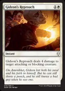 MtG Dominaria Common Foil Gideon's Reproach #19