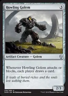 MtG Dominaria Uncommon Foil Howling Golem #218