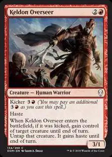 MtG Dominaria Common Keldon Overseer #134