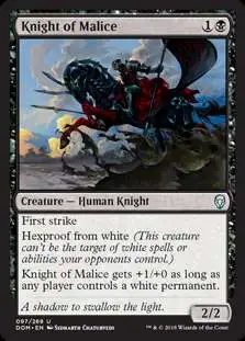 MtG Dominaria Uncommon Knight of Malice #97