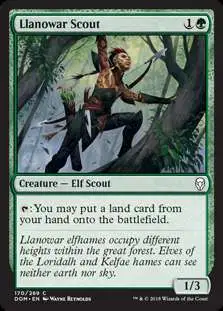 MtG Dominaria Common Llanowar Scout #170