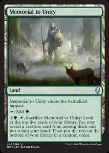 MtG Dominaria Uncommon Memorial to Unity #245