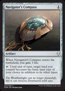 MtG Dominaria Common Foil Navigator's Compass #225