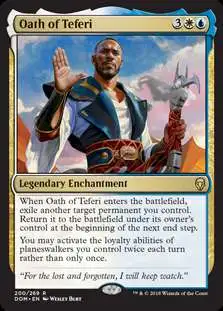MtG Dominaria Rare Oath of Teferi #200