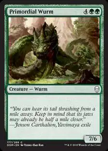 MtG Dominaria Common Primordial Wurm #177