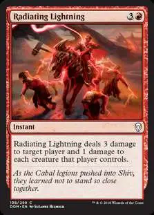 MtG Dominaria Common Radiating Lightning #138