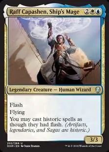 MtG Dominaria Uncommon Raff Capashen, Ship's Mage #202