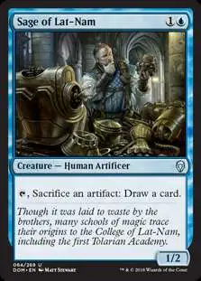 MtG Dominaria Uncommon Sage of Lat-Nam #64
