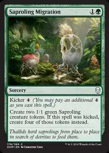 MtG Dominaria Common Saproling Migration #178