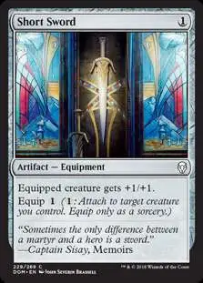 MtG Dominaria Common Short Sword #229