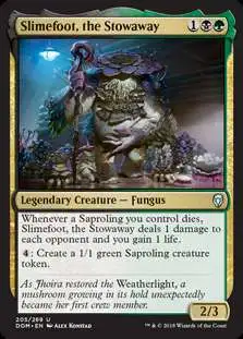 MtG Dominaria Uncommon Slimefoot, the Stowaway #205