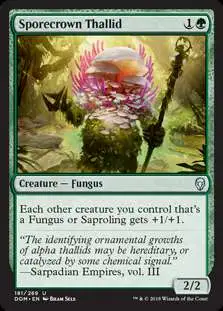 MtG Dominaria Uncommon Sporecrown Thallid #181