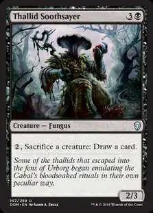 MtG Dominaria Uncommon Thallid Soothsayer #107