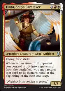 MtG Dominaria Uncommon Tiana, Ship's Caretaker #208