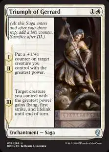 MtG Dominaria Uncommon Foil Triumph of Gerrard #38