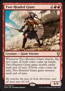 MtG Dominaria Rare Two-Headed Giant #147