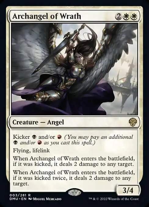 MtG Dominaria United Rare FOIL Archangel of Wrath #3