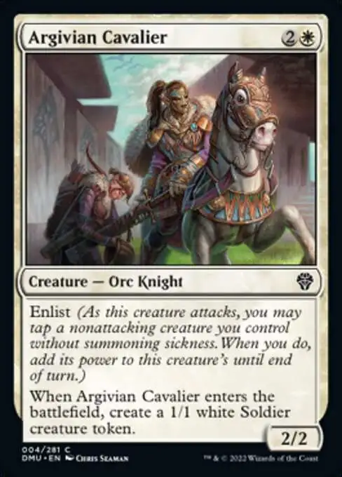 MtG Dominaria United Common Argivian Cavalier #4