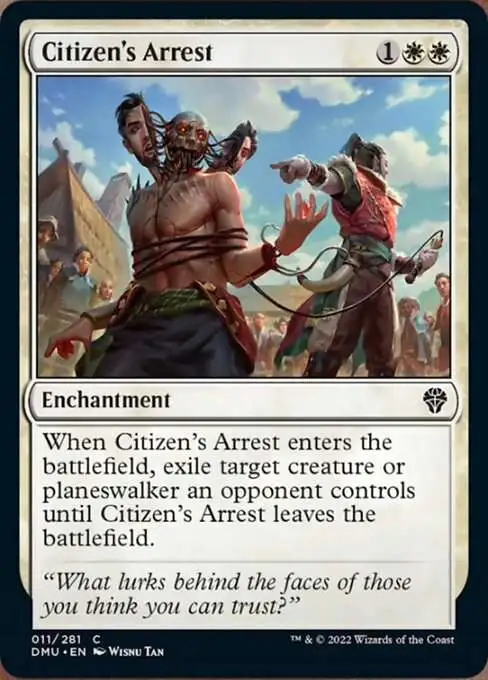 MtG Dominaria United Common Citizen's Arrest #11