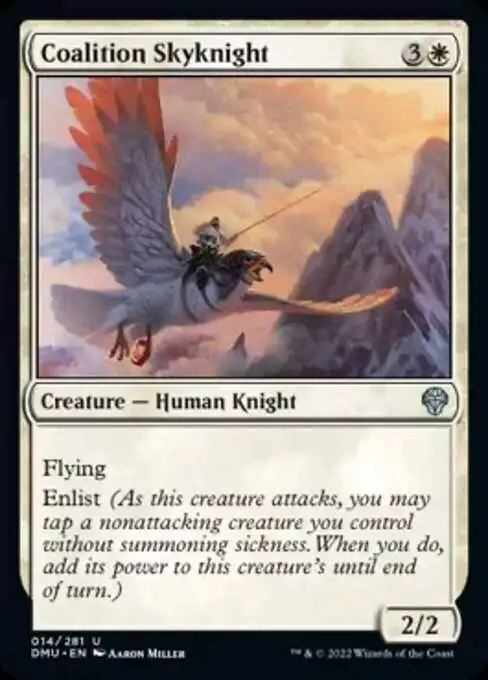 MtG Dominaria United Uncommon Coalition Skyknight #14