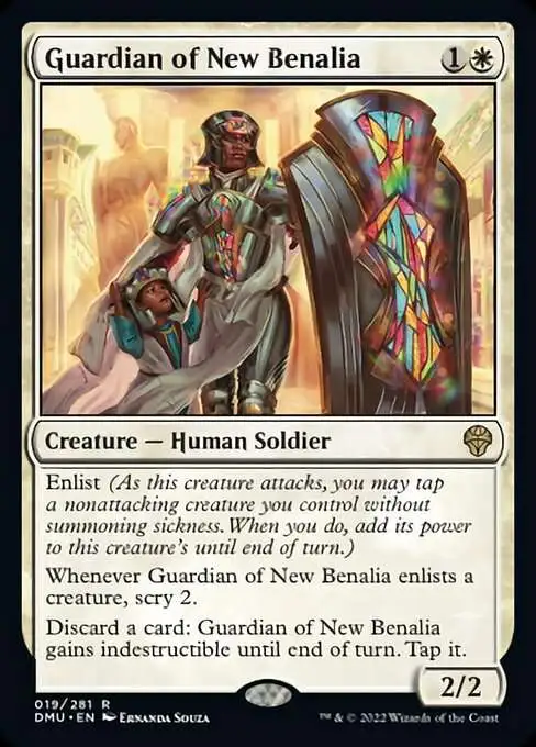 MtG Dominaria United Rare Guardian of New Benalia #19