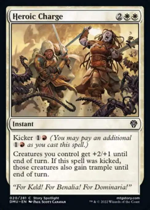 MtG Dominaria United Common Heroic Charge #20