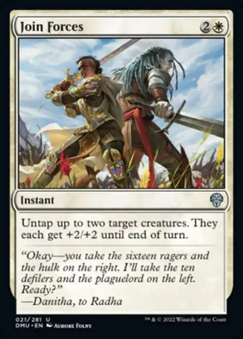 Magic The Gathering Dominaria United Single Card Uncommon Join Forces ...