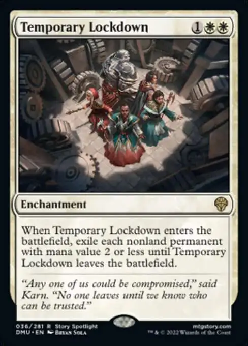 MtG Dominaria United Rare Temporary Lockdown #36