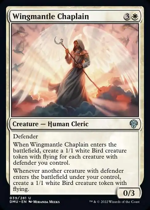 MtG Dominaria United Uncommon Wingmantle Chaplain #39