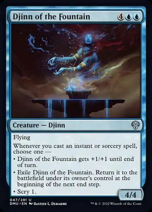 Magic The Gathering Dominaria United Single Card Uncommon Djinn of