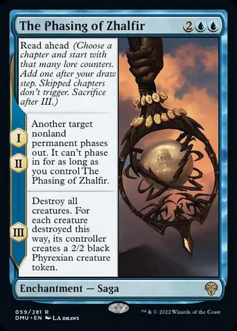 MtG Dominaria United Rare The Phasing of Zhalfir #59