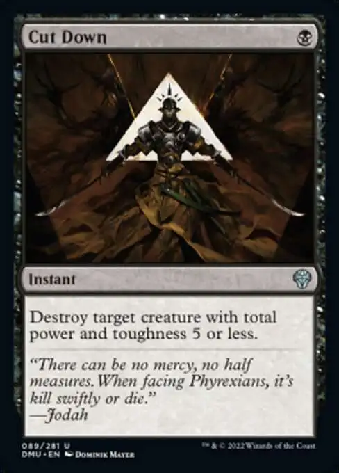MtG Dominaria United Uncommon FOIL Cut Down #89
