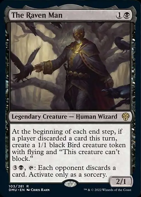 MtG Dominaria United Rare The Raven Man #103