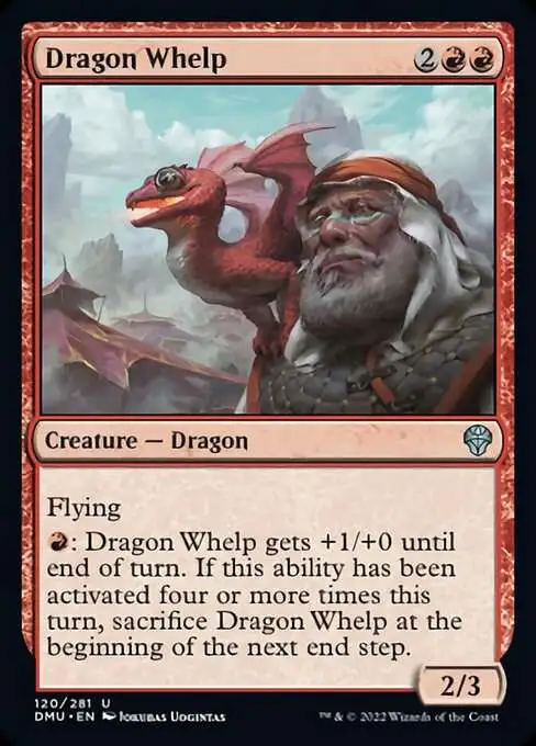 MtG Dominaria United Uncommon Dragon Whelp #120