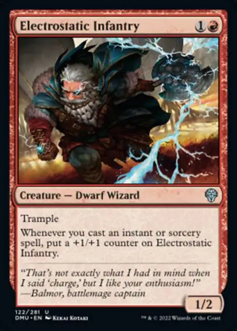 MtG Dominaria United Uncommon Electrostatic Infantry #122