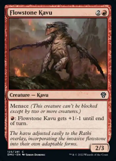 MtG Dominaria United Common Flowstone Kavu #125