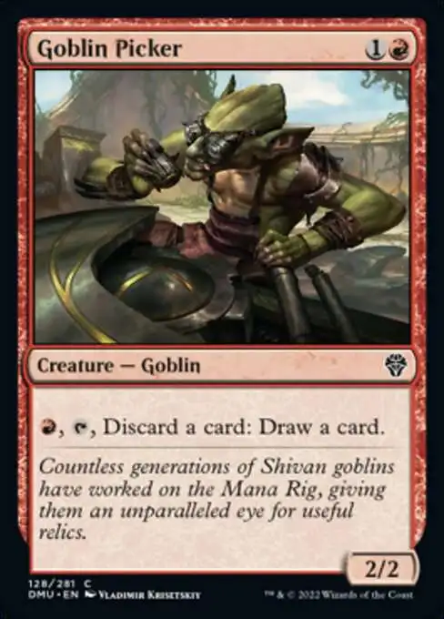 MtG Dominaria United Common Foil Goblin Picker #128