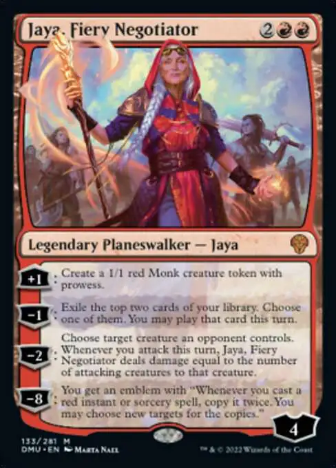 MtG Dominaria United Mythic Rare Jaya, Fiery Negotiator #133