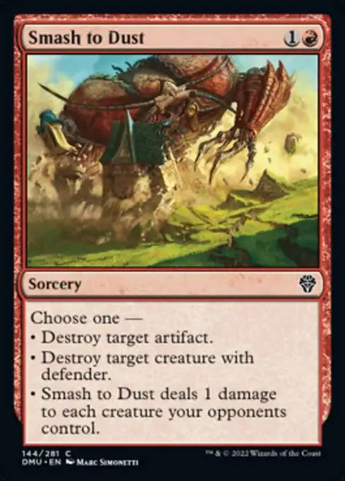 MtG Dominaria United Common Smash to Dust #144