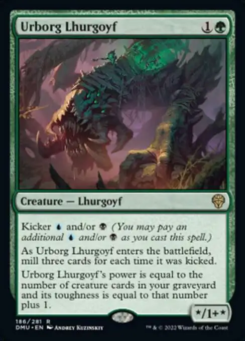 MtG Dominaria United Rare Urborg Lhurgoyf #186