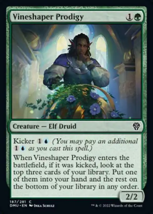 MtG Dominaria United Common Vineshaper Prodigy #187