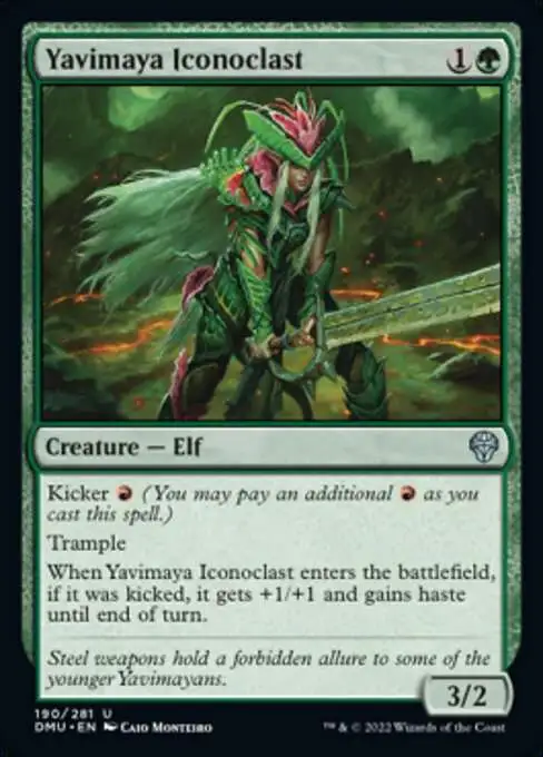 MtG Dominaria United Uncommon Yavimaya Iconoclast #190