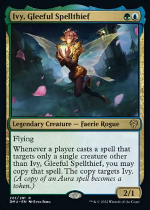 Magic The Gathering Dominaria United Single Card Rare Ivy, Gleeful Spellthief 201 FOIL - ToyWiz Magic The Gathering Dominaria United Single Card Rare Ivy, Gleeful Spellthief 201 FOIL - ToyWiz