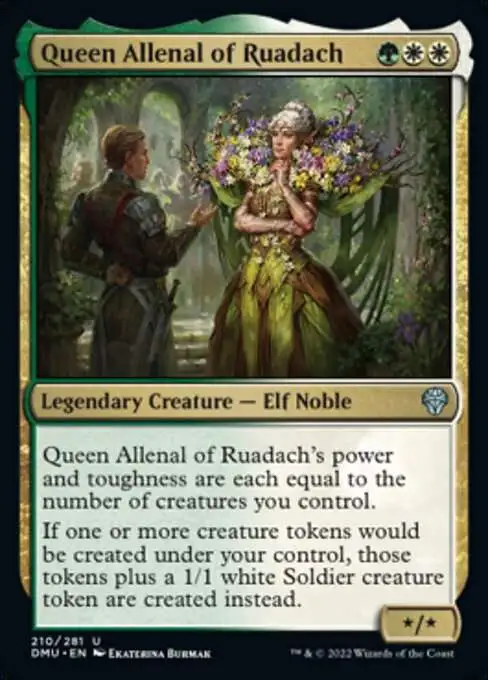MtG Dominaria United Uncommon Queen Allenal of Ruadach #210