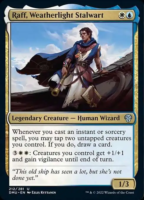 MtG Dominaria United Uncommon Raff, Weatherlight Stalwart #212