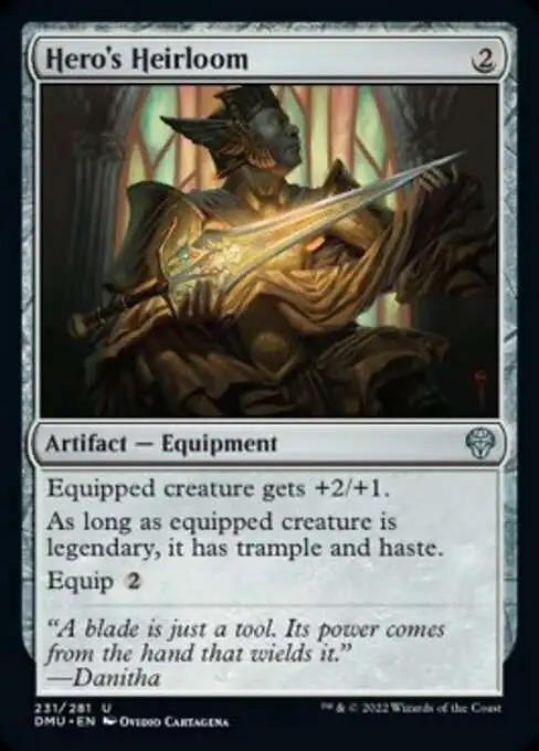 MtG Dominaria United Uncommon Hero's Heirloom #231
